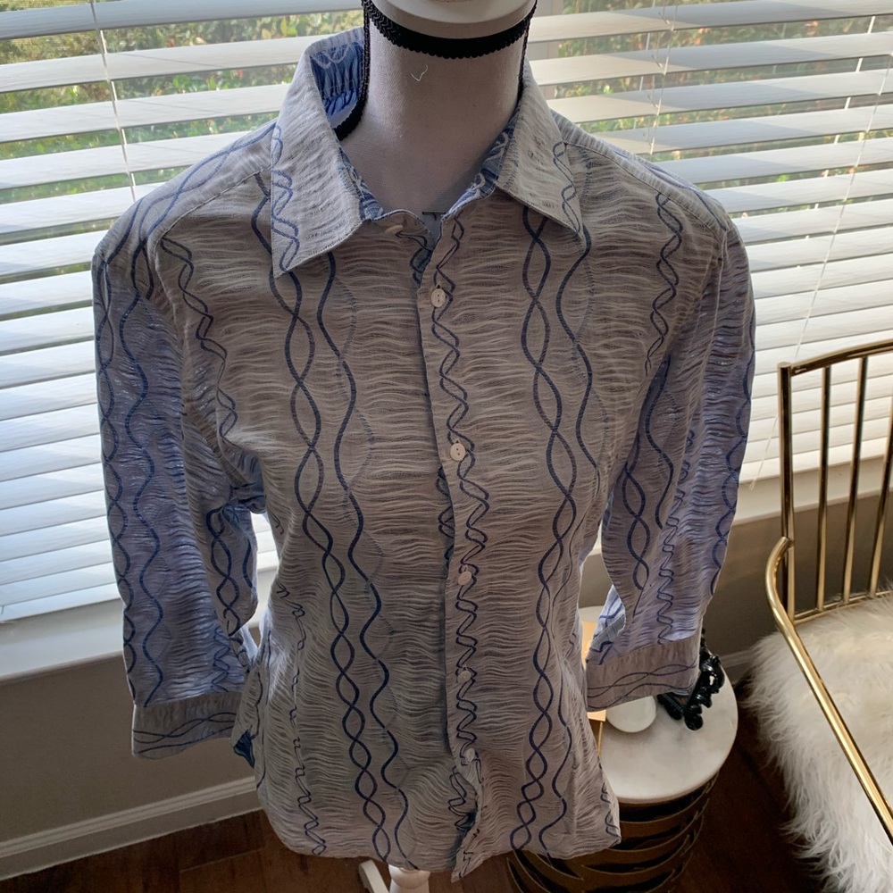 Jhane Barnes Vintage Men’s Button Down Shirt